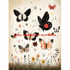 Látkový panel  kolekce DĚTSKÝ DREAMY  SVĚT  606-333