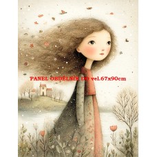 Látkový panel  kolekce DĚTSKÝ DREAMY  SVĚT  606-361