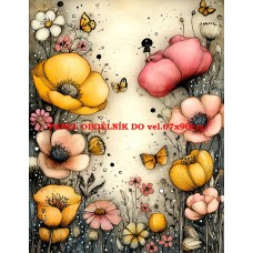 Látkový panel  kolekce DĚTSKÝ DREAMY  SVĚT  606-37