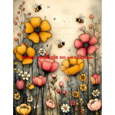 Látkový panel  kolekce DĚTSKÝ DREAMY  SVĚT  606-38