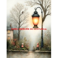 Látkový panel  kolekce DĚTSKÝ DREAMY  SVĚT  606-390