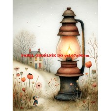 Látkový panel  kolekce DĚTSKÝ DREAMY  SVĚT  606-391