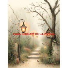 Látkový panel  kolekce DĚTSKÝ DREAMY  SVĚT  606-392