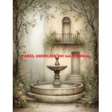 Látkový panel  kolekce DĚTSKÝ DREAMY  SVĚT  606-398