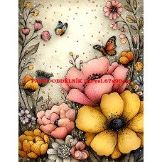 Látkový panel  kolekce DĚTSKÝ DREAMY  SVĚT  606-41