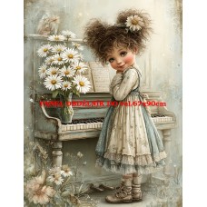 Látkový panel  kolekce DĚTSKÝ DREAMY  SVĚT  606-437