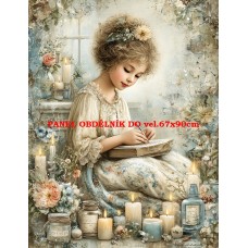 Látkový panel  kolekce DĚTSKÝ DREAMY  SVĚT  606-439