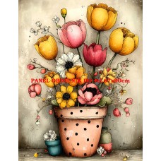 Látkový panel  kolekce DĚTSKÝ DREAMY  SVĚT  606-45