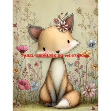 Látkový panel  kolekce DĚTSKÝ DREAMY  SVĚT  606-50