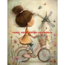 Látkový panel  kolekce DĚTSKÝ DREAMY  SVĚT  606-57