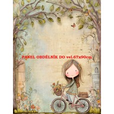 Látkový panel  kolekce DĚTSKÝ DREAMY  SVĚT  606-60