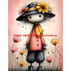 Látkový panel  kolekce DĚTSKÝ DREAMY  SVĚT  606-76