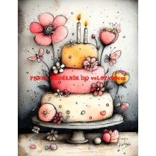 Látkový panel  kolekce DĚTSKÝ DREAMY  SVĚT  606-91