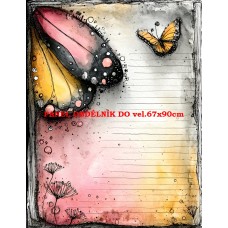 Látkový panel  kolekce DĚTSKÝ DREAMY  SVĚT  606-92