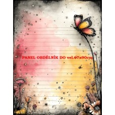 Látkový panel  kolekce DĚTSKÝ DREAMY  SVĚT  606-93