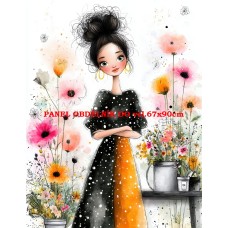 Látkový panel  kolekce DĚTSKÝ DREAMY  SVĚT  606-99