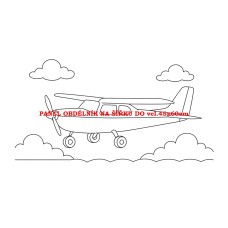 Látkový panel  kolekce  OMALOVÁNKY 607-100