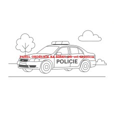 Látkový panel  kolekce  OMALOVÁNKY 607-102