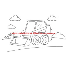 Látkový panel  kolekce  OMALOVÁNKY 607-107