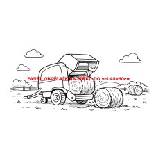 Látkový panel  kolekce  OMALOVÁNKY 607-109