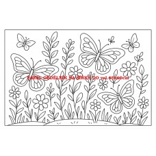 Látkový panel  kolekce  OMALOVÁNKY 607-117