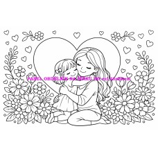 Látkový panel  kolekce  OMALOVÁNKY 607-122