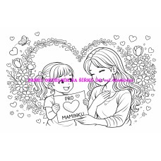 Látkový panel  kolekce  OMALOVÁNKY 607-128