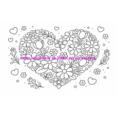 Látkový panel  kolekce  OMALOVÁNKY 607-129