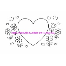 Látkový panel  kolekce  OMALOVÁNKY 607-130