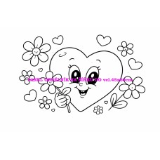 Látkový panel  kolekce  OMALOVÁNKY 607-133