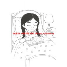 Látkový panel  kolekce POHÁDKOVÉ OMALOVÁNKY 607-25