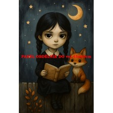 Látkový panel  kolekce POHÁDKOVÉ OMALOVÁNKY 607-26