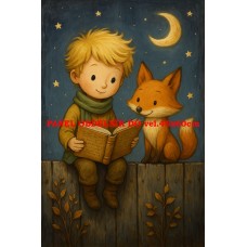 Látkový panel  kolekce POHÁDKOVÉ OMALOVÁNKY 607-32