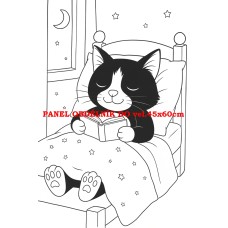 Látkový panel  kolekce POHÁDKOVÉ OMALOVÁNKY 607-37