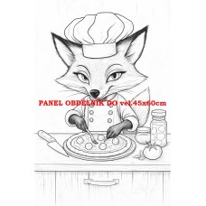 Látkový panel  kolekce POHÁDKOVÉ OMALOVÁNKY 607-44