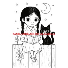 Látkový panel  kolekce POHÁDKOVÉ OMALOVÁNKY 607-49