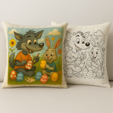 Látkový panel kolekce POHÁDKOVÉ OMALOVÁNKY 607-54