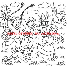 Látkový panel kolekce POHÁDKOVÉ OMALOVÁNKY 607-67