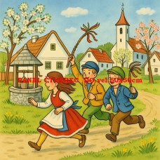 Látkový panel kolekce POHÁDKOVÉ OMALOVÁNKY 607-69