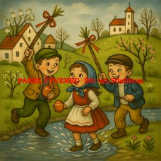 Látkový panel kolekce POHÁDKOVÉ OMALOVÁNKY 607-75