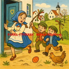 Látkový panel kolekce POHÁDKOVÉ OMALOVÁNKY 607-77