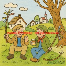 Látkový panel kolekce POHÁDKOVÉ OMALOVÁNKY 607-79