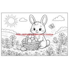 Látkový panel  kolekce  OMALOVÁNKY 607-87