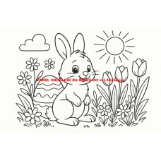 Látkový panel  kolekce  OMALOVÁNKY 607-90