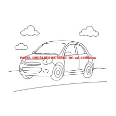 Látkový panel  kolekce  OMALOVÁNKY 607-92