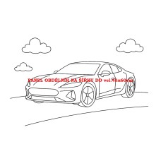 Látkový panel  kolekce  OMALOVÁNKY 607-95