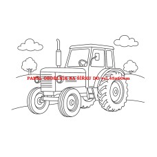 Látkový panel  kolekce  OMALOVÁNKY 607-98