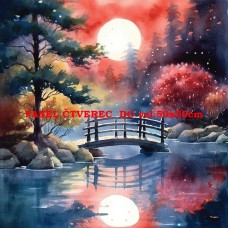 Látkový panel - kolekce JAPONSKÁ ZAHRADA 610-12