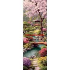 Látkový panel na záložku kolekce JAPONSKÁ ZAHRADA  610-39