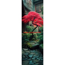 Látkový panel na záložku kolekce JAPONSKÁ ZAHRADA  610-44